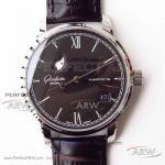 GF Factory Glashutte  Senator Excellence Panorama Date Moonphase Black 40mm Automatic Watch 1-36-04-01-02-30